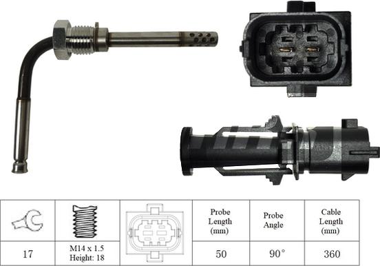 LEMARK LXT080 - Sensor, işlənmiş qazın temperaturu furqanavto.az