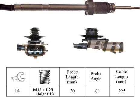 LEMARK LXT108 - Sensor, işlənmiş qazın temperaturu furqanavto.az