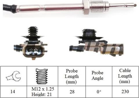 LEMARK LXT123 - Sensor, işlənmiş qazın temperaturu furqanavto.az