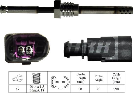 LEMARK LXT286 - Sensor, işlənmiş qazın temperaturu furqanavto.az