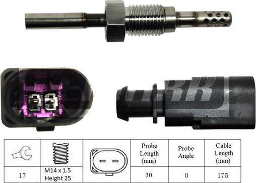 LEMARK LXT271 - Sensor, işlənmiş qazın temperaturu furqanavto.az