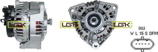 LGK 442653 - Alternator furqanavto.az