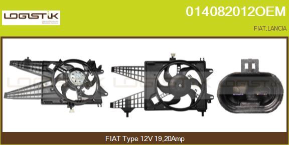 LGK 014082012OEM - Elektrik mühərriki, radiator ventilyatoru furqanavto.az