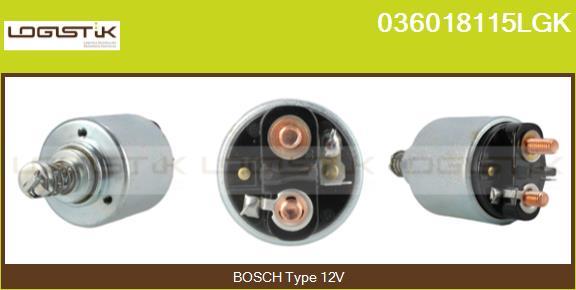 LGK 036018115LGK - Solenoid açarı, başlanğıc furqanavto.az