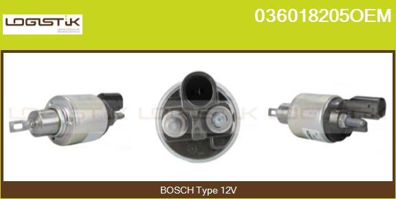 LGK 036018205OEM - Solenoid açarı, başlanğıc furqanavto.az