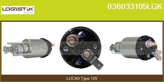 LGK 036033105LGK - Solenoid açarı, başlanğıc furqanavto.az