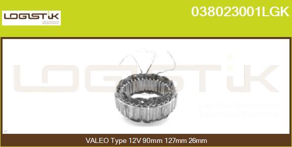 LGK 038023001LGK - Stator, alternator furqanavto.az