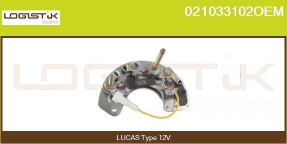 LGK 021033102OEM - Düzləşdirici, alternator furqanavto.az