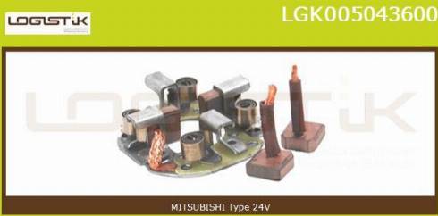LGK LGK005043600 - Tutacaq, karbon fırçalar furqanavto.az