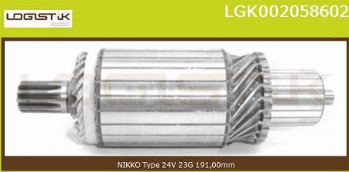 LGK LGK002058602 - Armatur, başlanğıc furqanavto.az