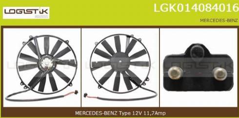 LGK LGK014084016 - Elektrik mühərriki, radiator ventilyatoru furqanavto.az