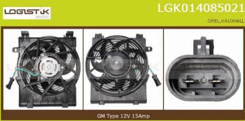 LGK LGK014085021 - Elektrik mühərriki, radiator ventilyatoru furqanavto.az