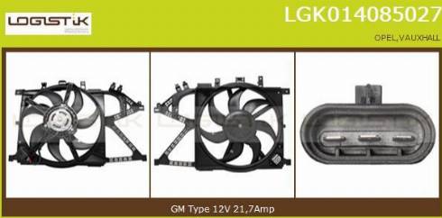 LGK LGK014085027 - Elektrik mühərriki, radiator ventilyatoru furqanavto.az