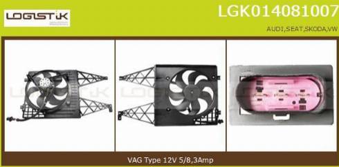 LGK LGK014081007 - Fen, radiator furqanavto.az