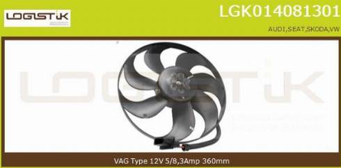 LGK LGK014081301 - Fen, radiator furqanavto.az