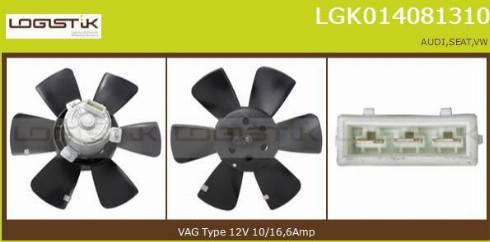 LGK LGK014081310 - Fen, radiator furqanavto.az