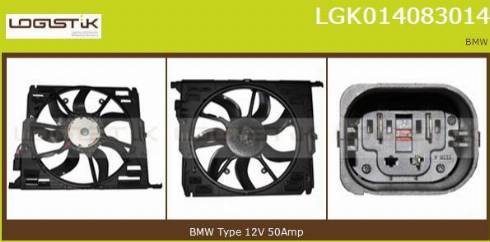 LGK LGK014083014 - Elektrik mühərriki, radiator ventilyatoru furqanavto.az