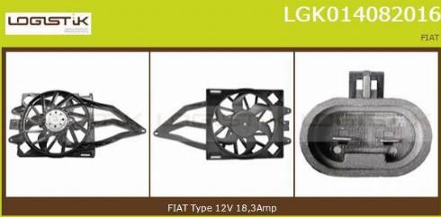 LGK LGK014082016 - Elektrik mühərriki, radiator ventilyatoru furqanavto.az