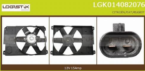 LGK LGK014082076 - Elektrik mühərriki, radiator ventilyatoru furqanavto.az