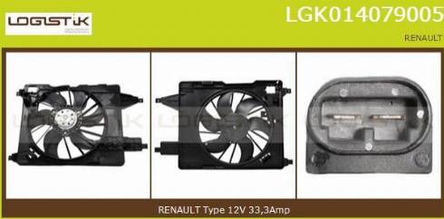 LGK LGK014079005 - Elektrik mühərriki, radiator ventilyatoru furqanavto.az