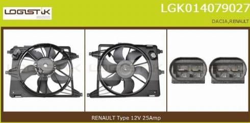 LGK LGK014079027 - Elektrik mühərriki, radiator ventilyatoru furqanavto.az