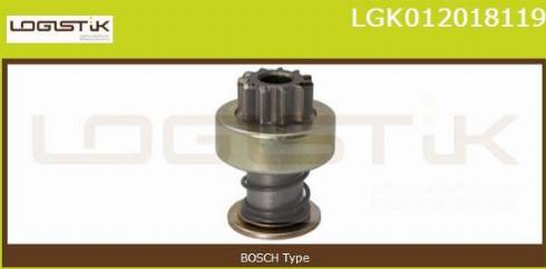 LGK LGK012018119 - Pinion, başlanğıc furqanavto.az