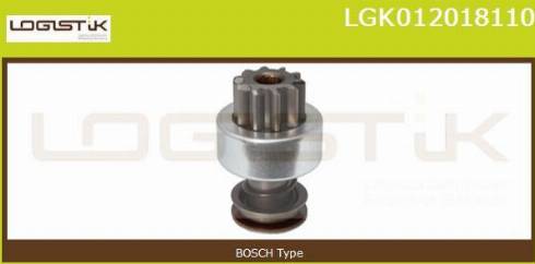 LGK LGK012018110 - Pinion, başlanğıc furqanavto.az