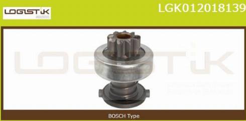 LGK LGK012018139 - Pinion, başlanğıc furqanavto.az