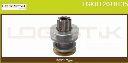 LGK LGK012018135 - Pinion, başlanğıc furqanavto.az