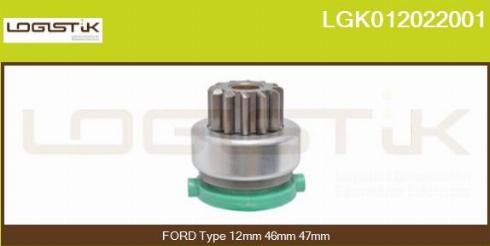 LGK LGK012022001 - Pinion, başlanğıc furqanavto.az