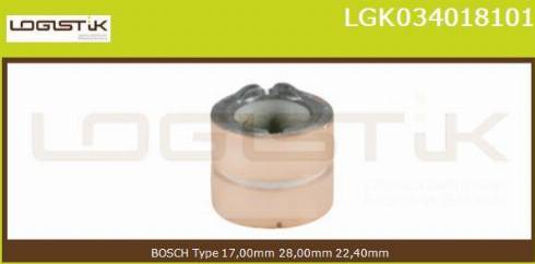 LGK LGK034018101 - Sürüşmə halqası, alternator furqanavto.az