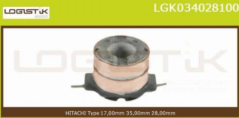 LGK LGK034028100 - Sürüşmə halqası, alternator furqanavto.az