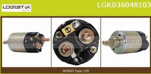 LGK LGK036048103 - Solenoid açarı, başlanğıc furqanavto.az