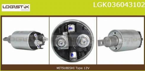 LGK LGK036043102 - Solenoid açarı, başlanğıc furqanavto.az