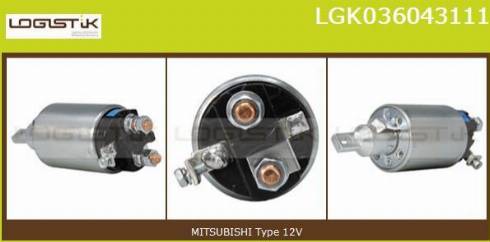 LGK LGK036043111 - Solenoid açarı, başlanğıc furqanavto.az