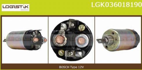 LGK LGK036018190 - Solenoid açarı, başlanğıc furqanavto.az