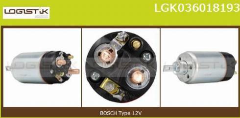 LGK LGK036018193 - Solenoid açarı, başlanğıc furqanavto.az