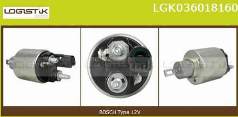 LGK LGK036018160 - Solenoid açarı, başlanğıc furqanavto.az