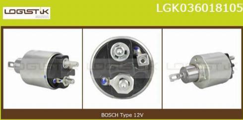 LGK LGK036018105 - Solenoid açarı, başlanğıc furqanavto.az