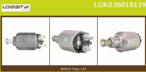 LGK LGK036018119 - Solenoid açarı, başlanğıc furqanavto.az