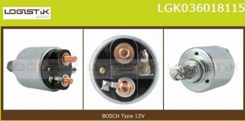 LGK LGK036018115 - Solenoid açarı, başlanğıc furqanavto.az