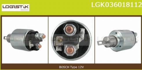 LGK LGK036018112 - Solenoid açarı, başlanğıc furqanavto.az