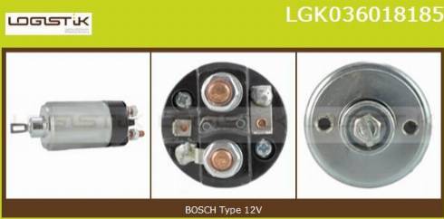 LGK LGK036018185 - Solenoid açarı, başlanğıc furqanavto.az