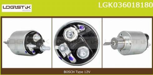LGK LGK036018180 - Solenoid açarı, başlanğıc furqanavto.az