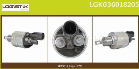 LGK LGK036018205 - Solenoid açarı, başlanğıc furqanavto.az