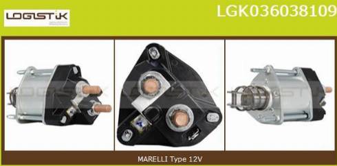 LGK LGK036038109 - Solenoid açarı, başlanğıc furqanavto.az