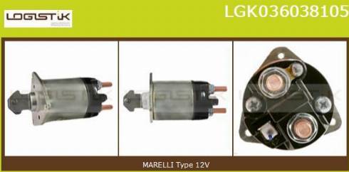 LGK LGK036038105 - Solenoid açarı, başlanğıc furqanavto.az