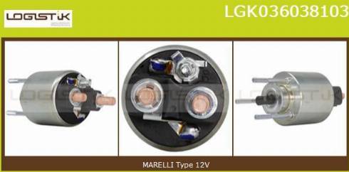 LGK LGK036038103 - Solenoid açarı, başlanğıc furqanavto.az