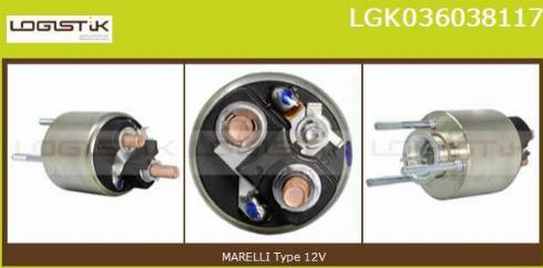 LGK LGK036038117 - Solenoid açarı, başlanğıc furqanavto.az