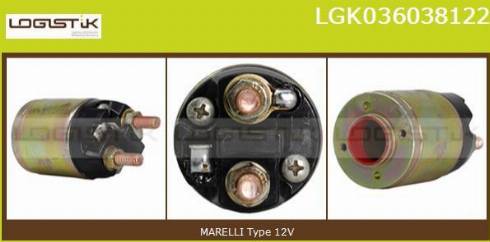 LGK LGK036038122 - Solenoid açarı, başlanğıc furqanavto.az